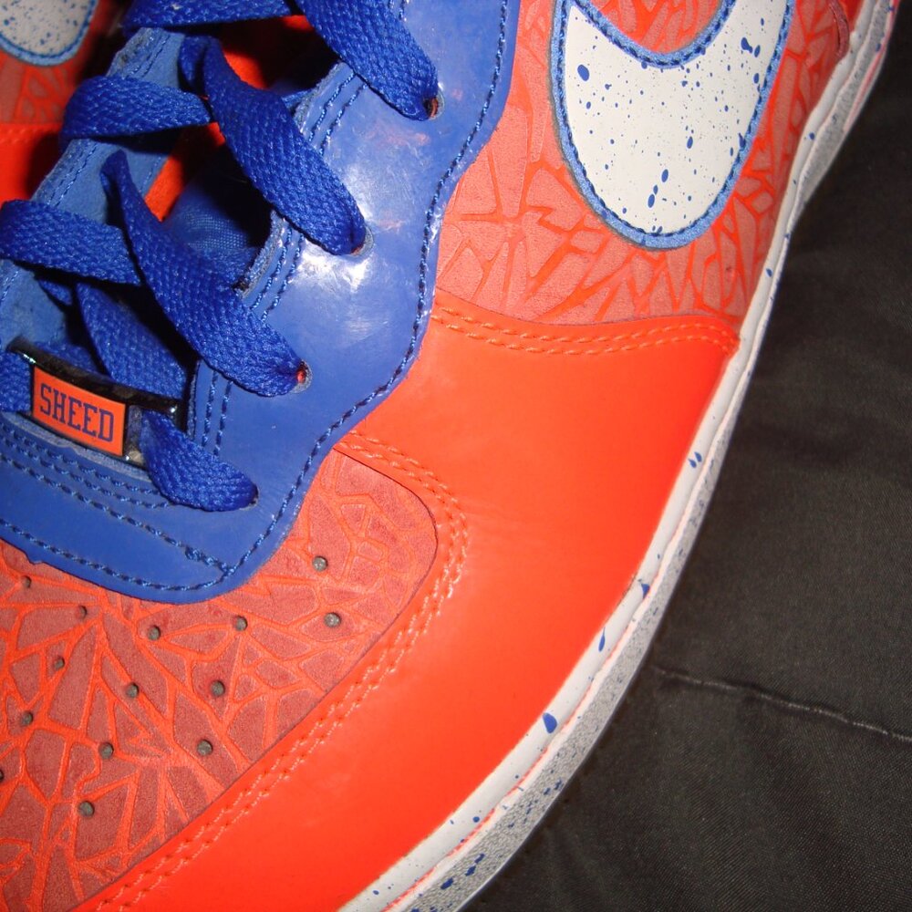 Nike Air Force 1 High Sheed CMFT Premium RW QS Sz 9.5 Pre-Owned NO BOX NY Knicks - Picture 13 of 13